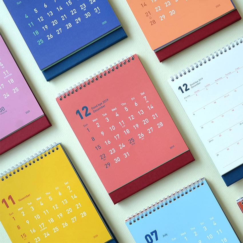 jam studio 2020 welcome standing desk flip calendar standup desk calendars
