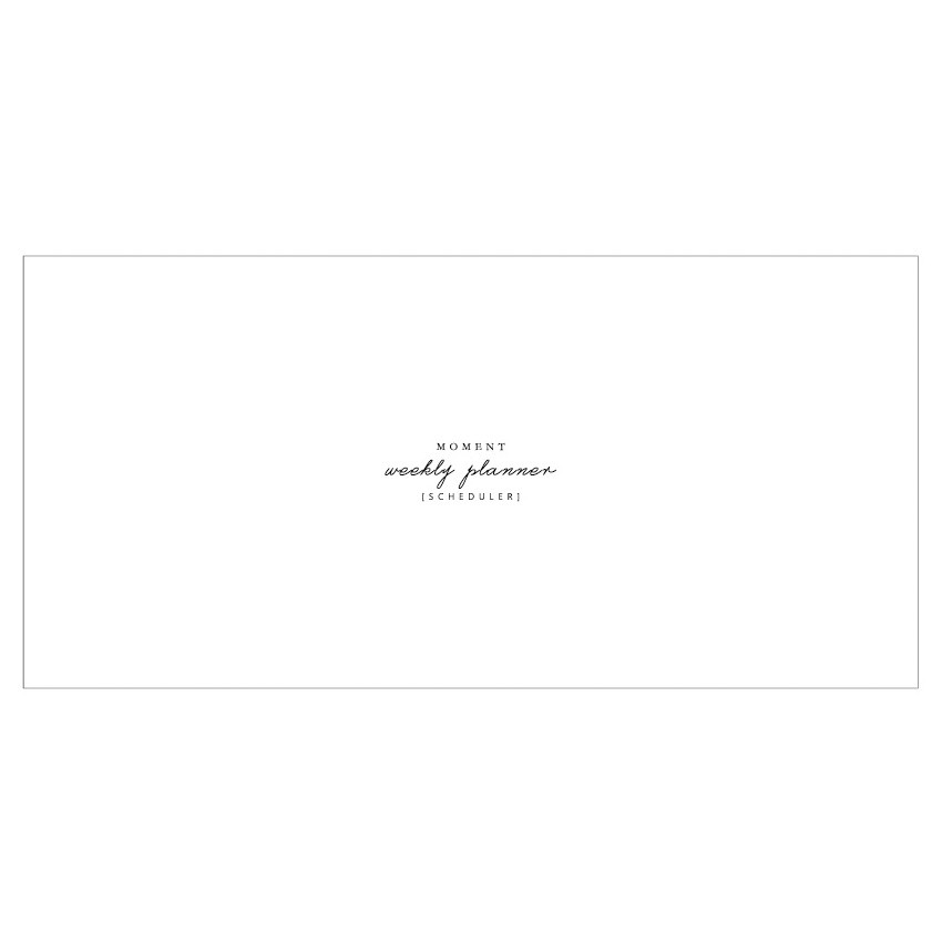 Dbd Moment Dateless Weekly Checklist Desk Planner Pad Dbd Moment Dateless Weekly Checklist Desk Planner Pad