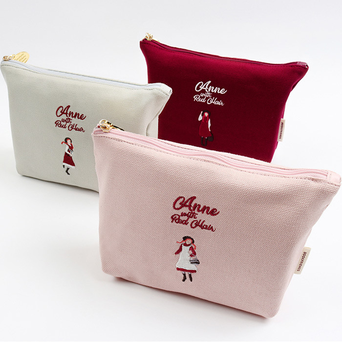 Bookfriends Anne of green gables cotton zipper pouch