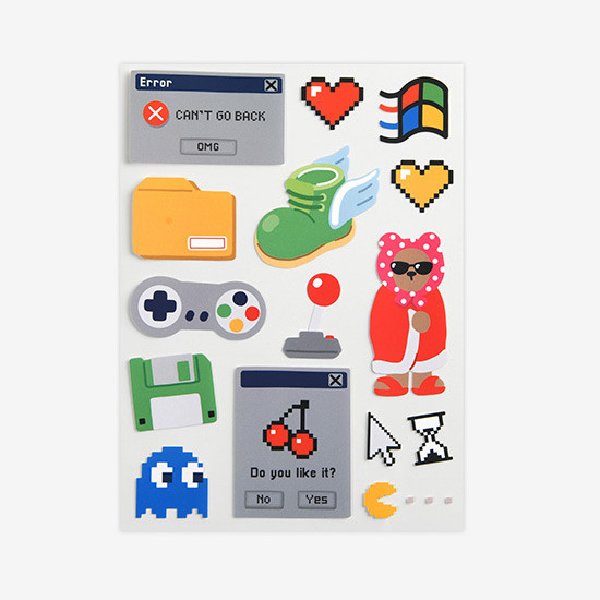 Dailylike Retro removable paper deco sticker