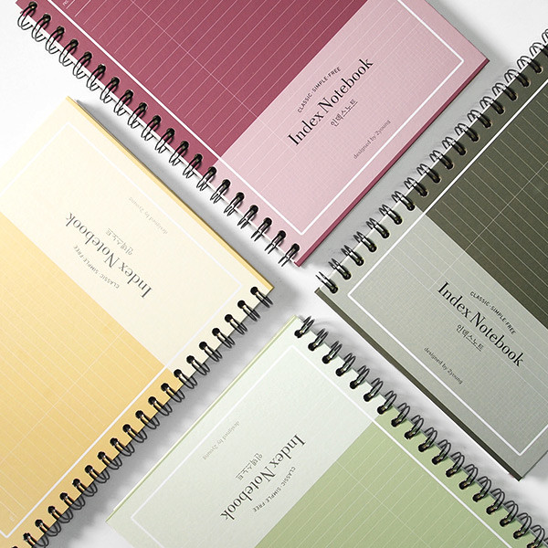 2young Index cornell spiral lined notebook