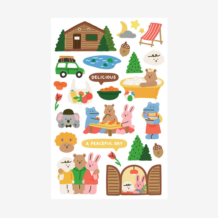Dailylike My buddy pension removable paper sticker
