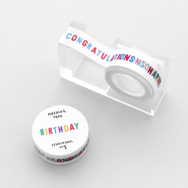2NUL Birthday decorative paper masking tape