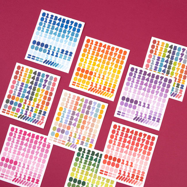Ardium My Color Number sticker
