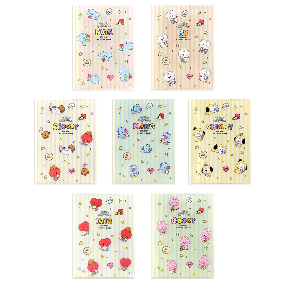 BT21 Little Buddy A4 Display Book with 20 Clear Pocket