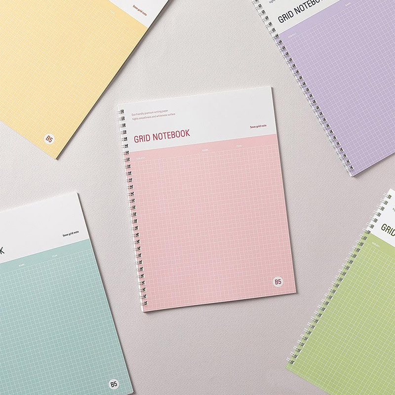 Fulfill Yourself B5 Twin Wire Grid Notebook