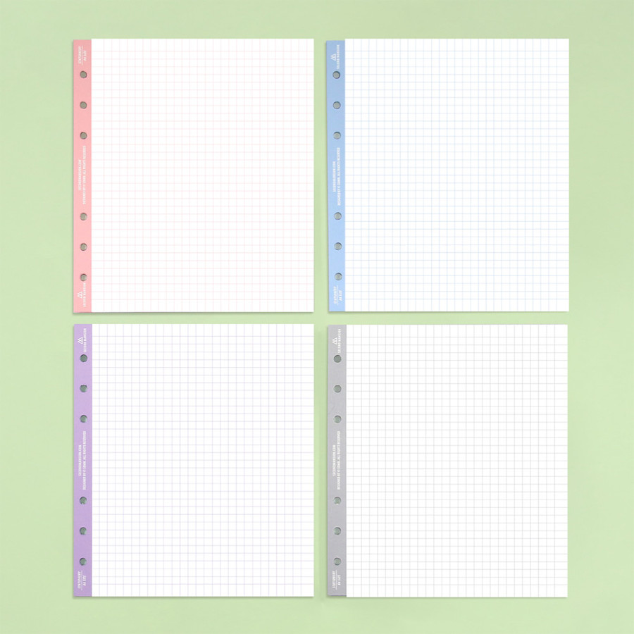 Second Mansion Grid 6-ring A6 notebook Paper Refills