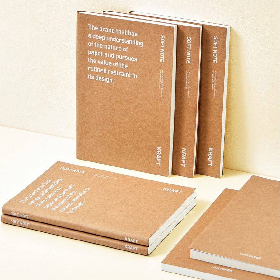 Ardium Kraft I Am Paper Large Lined Notebook