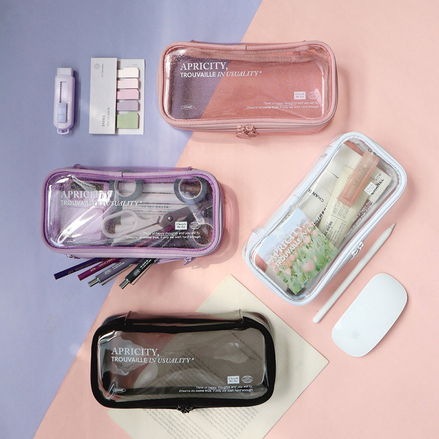 Iconic Lucid Large Rectangular Zipper Pencil Case