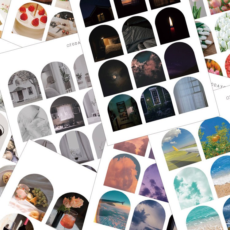 Todaygoods Arch Removable Stickers
