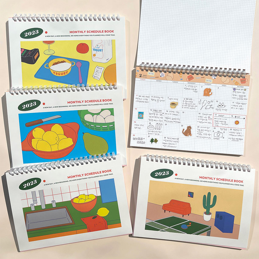 2023 Handy A5 Dated Monthly Calendar Planner