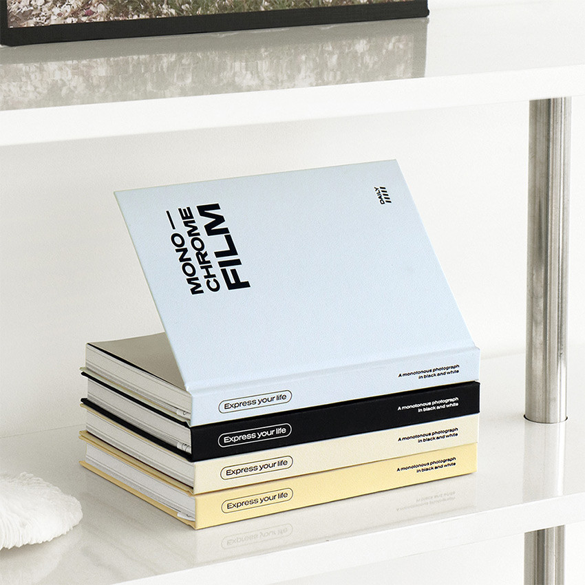 Monochrome Film Hardcover B6 Dateless Daily Diary