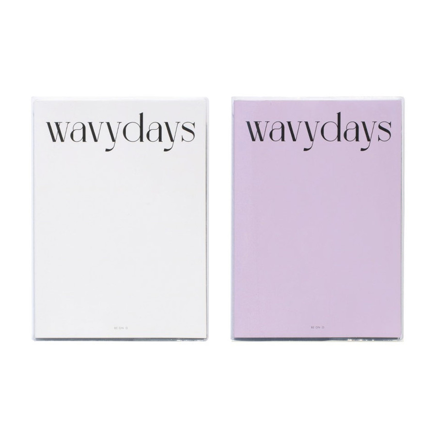 Wavydays A5 Large Plain Notebook V3