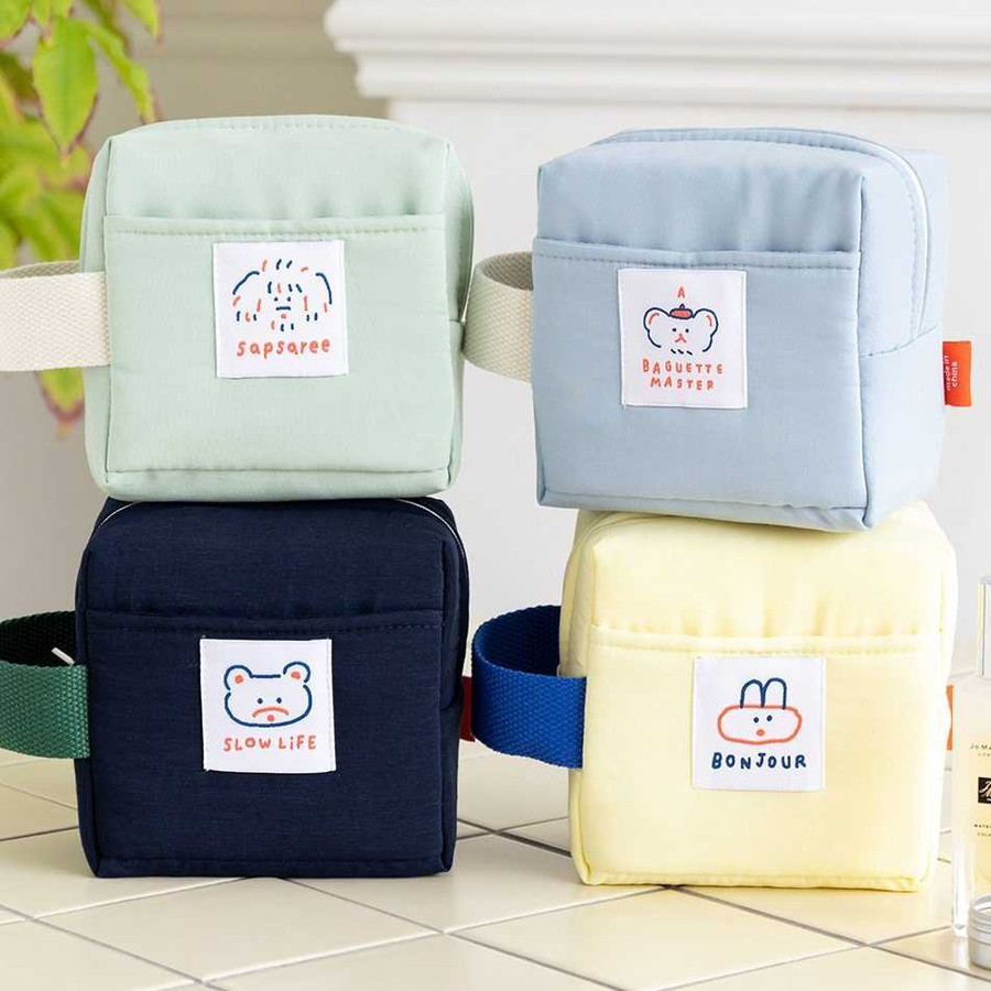 Romane Brunch Brother Cotton Zipper Pouch