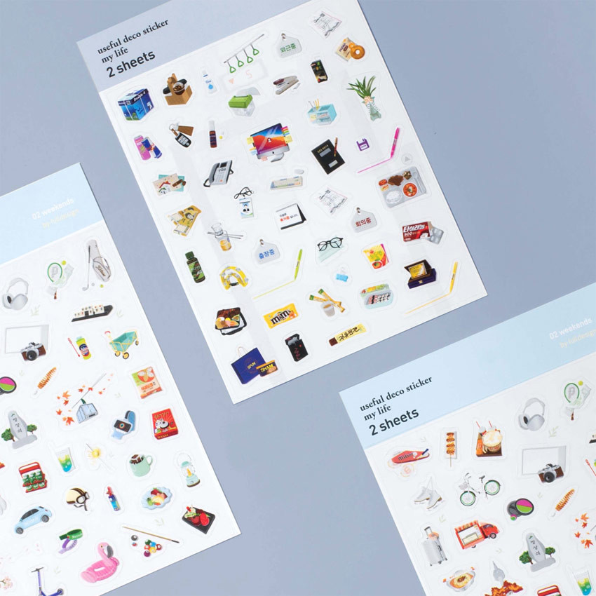 My life Useful Clear Sticker Sheets