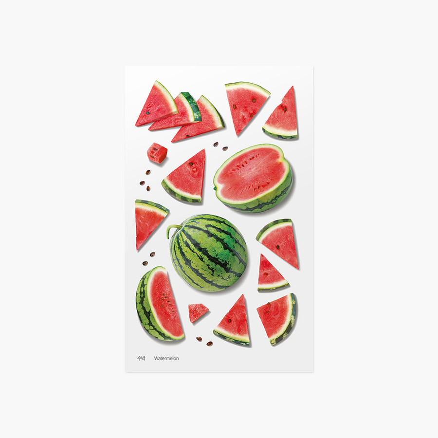 Appree Watermelon Fruit Clear Sticker