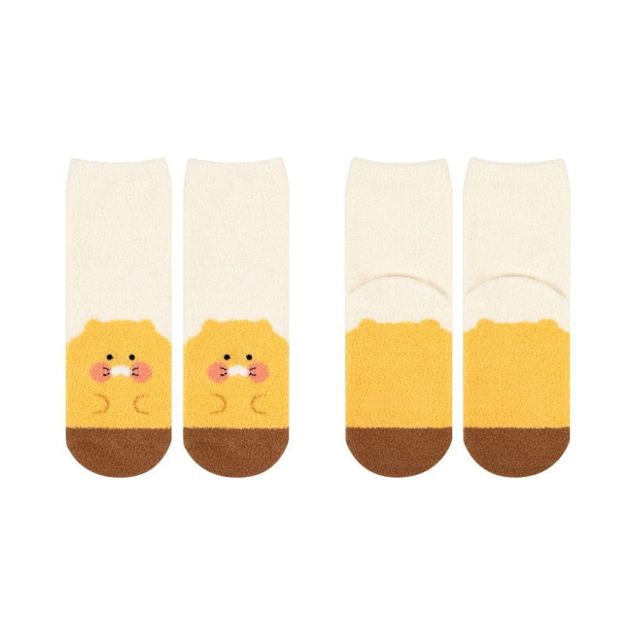 Kakao Friends Choonsik Fuzzy Socks for Women
