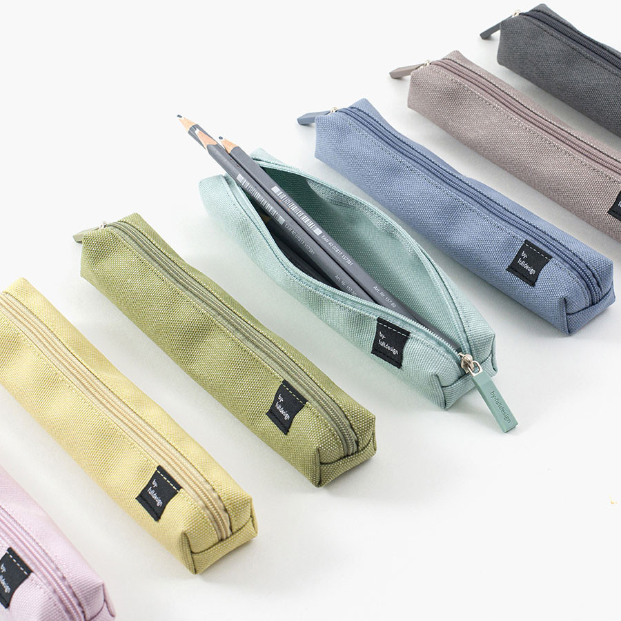 Holds Up to 10 Pens - Byfulldesign Single Zipper Pencil Case