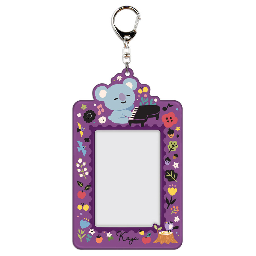 Front - BT21 Koya Photo Holder with Key Ring