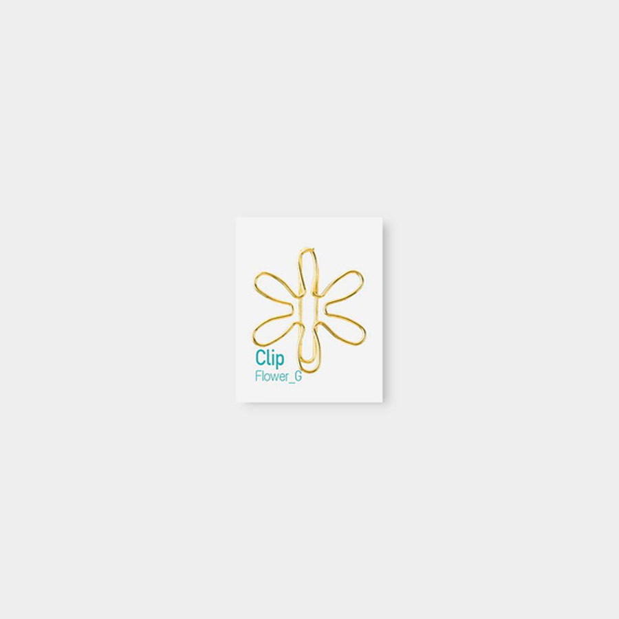 Appree Gold Flower Metal Clip Pack