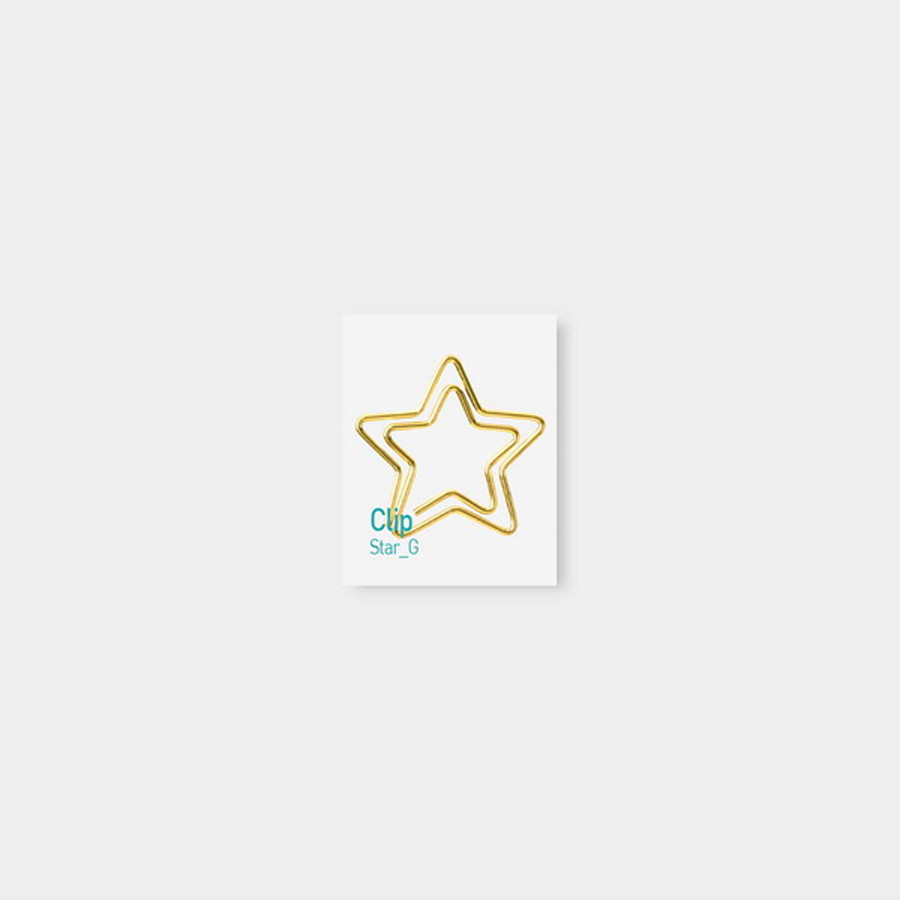 Appree Gold Star Metal Clip Pack