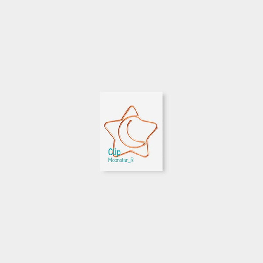 Appree Rose Gold Moon Star Metal Clip Pack