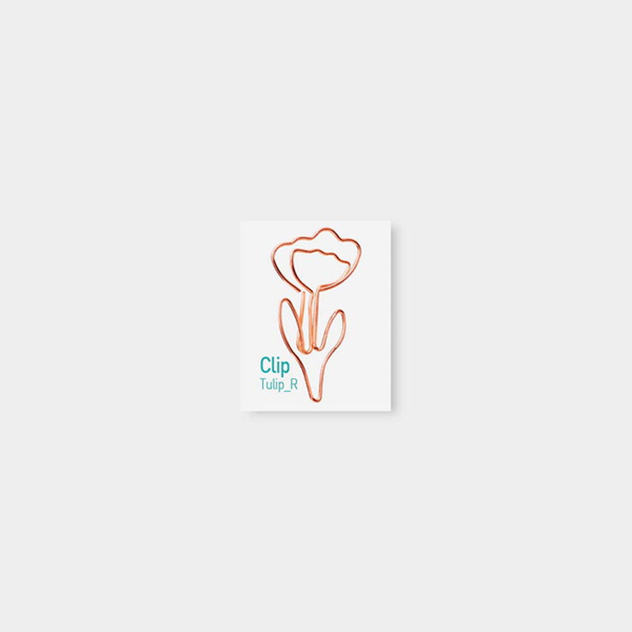 Appree Rose Gold Tulip Metal Clip Pack
