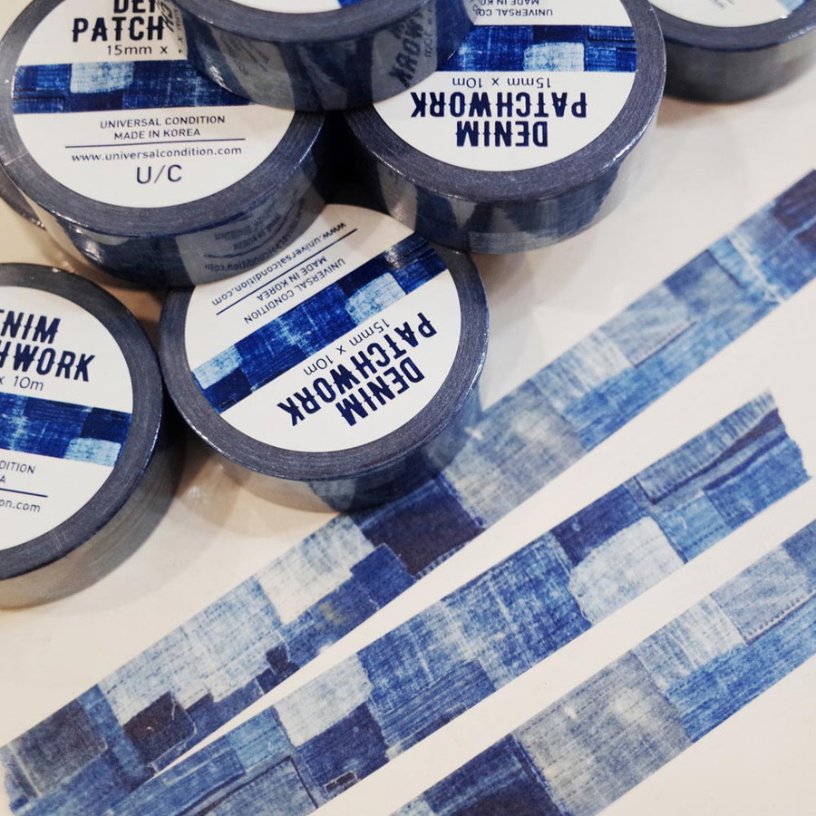 Universal Condition Denim Patchwork Paper Masking Tape