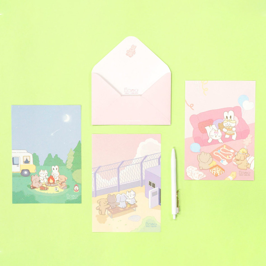 O-CHECK Happy Together Letter Envelope Set