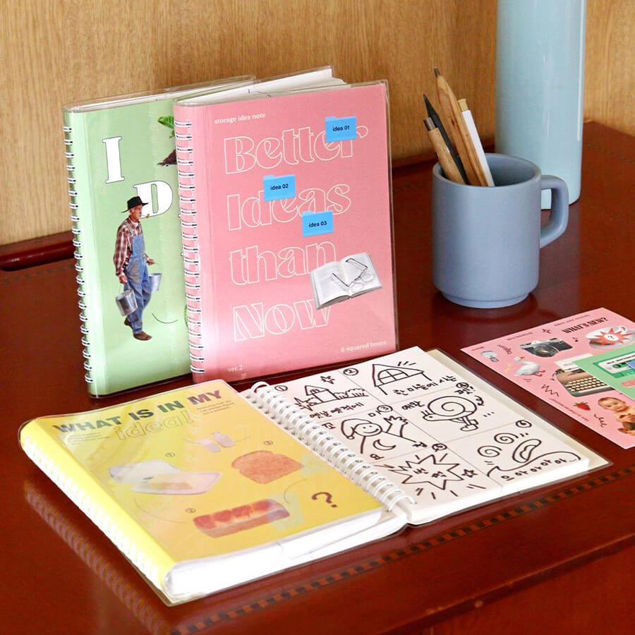 Indigo Storage Idea Grid Notebook V2
