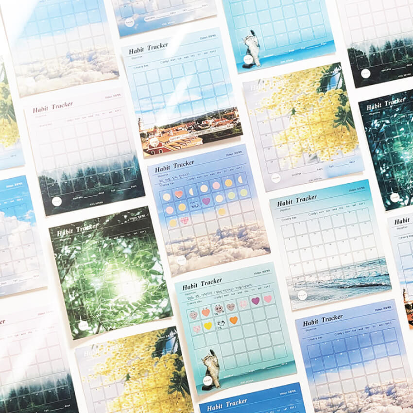 ICIEL Photo 35 Days Habit Tracker Pack