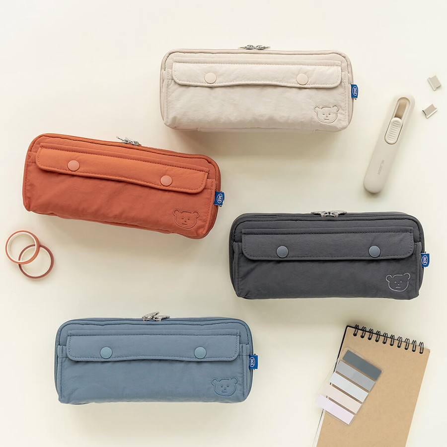 Romane 365 Bear Pocket Zipper Pencil Case