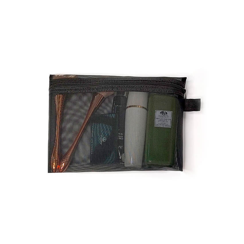 Brisk Style Large Mesh Zipper Makeup Bag