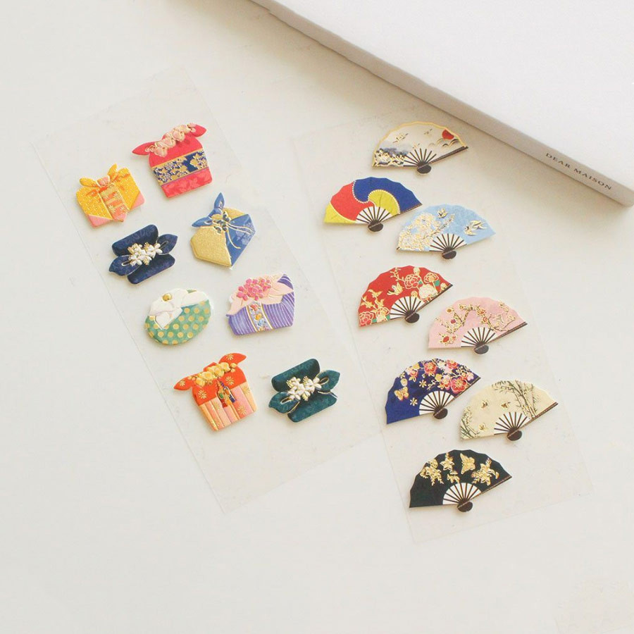 Somssi Korea Traditional Handmade Travel Sticker