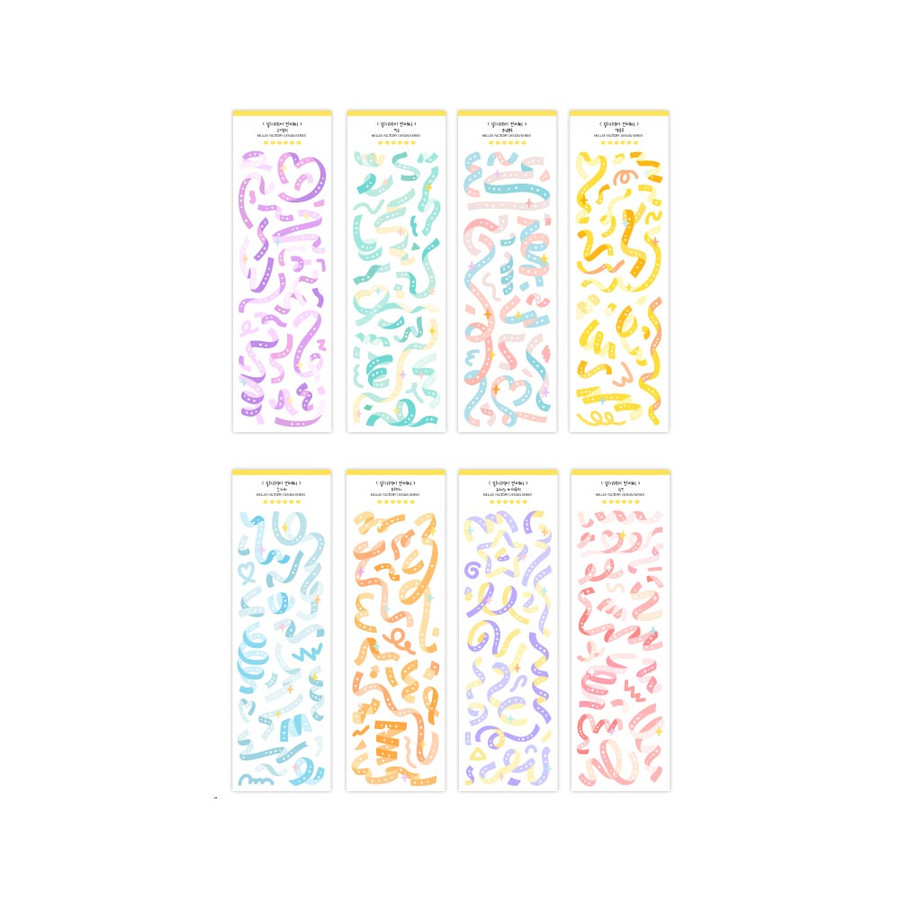 Mellee Factory Milky Way Confetti Removable Sticker Pack