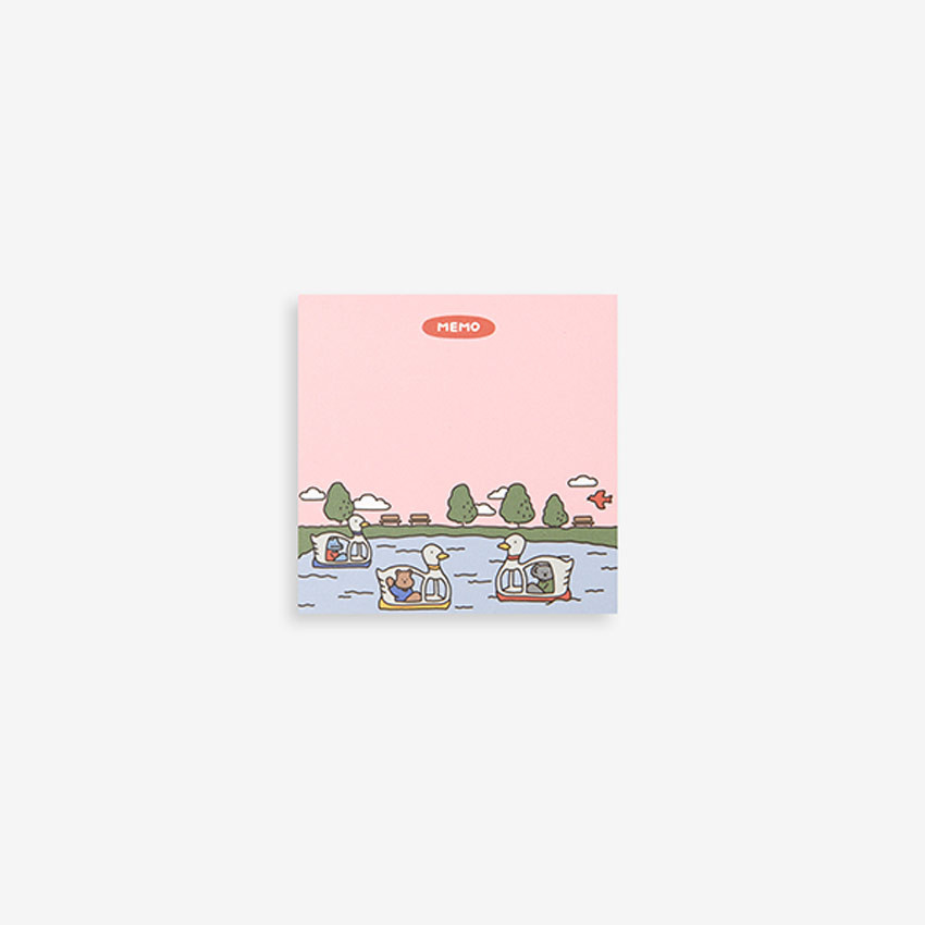 Dailylike My Buddy Duck Boat Notepad
