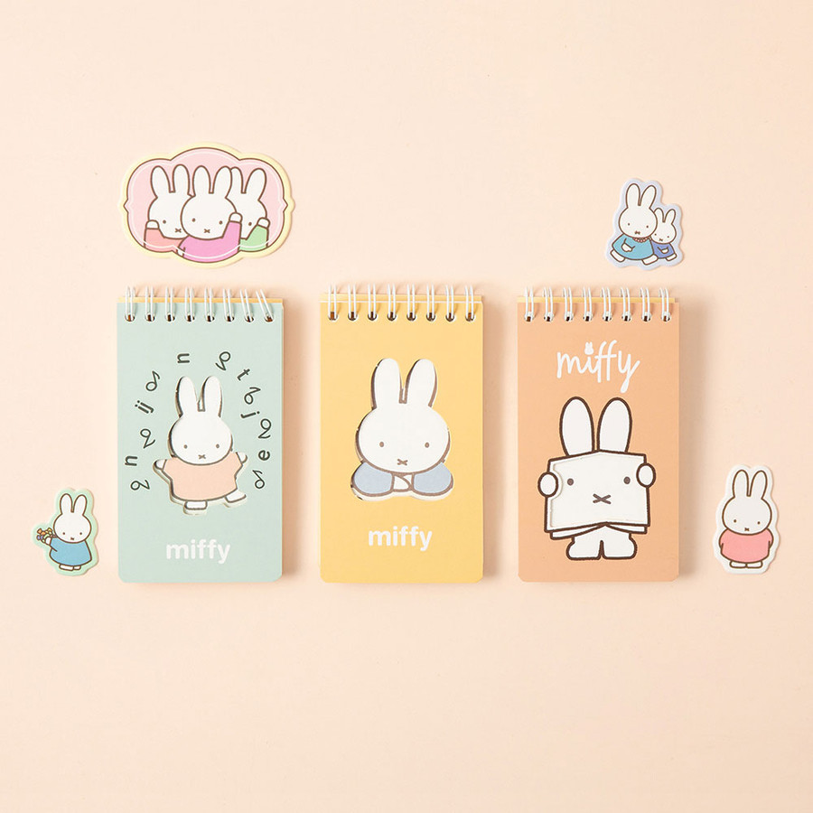 Miffy Small Wire Binding Lined Notepad