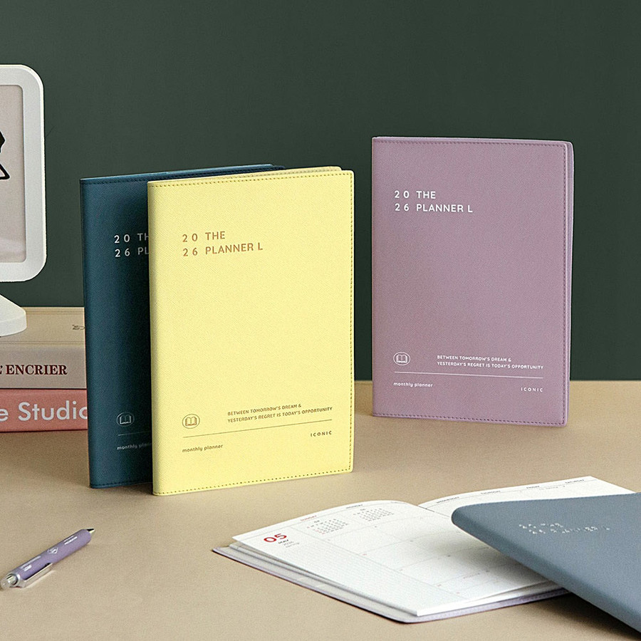 Iconic 2026 Simple Large Dated Monthly Planner