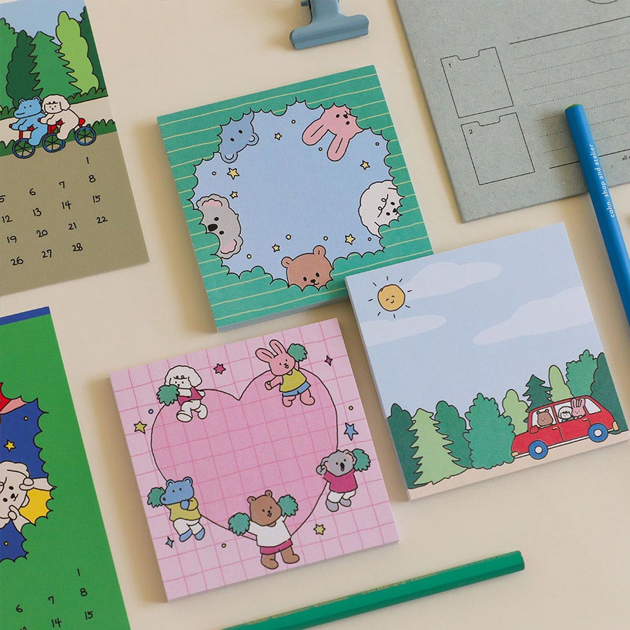 Dailylike My Buddy Memo Sticky Notepad