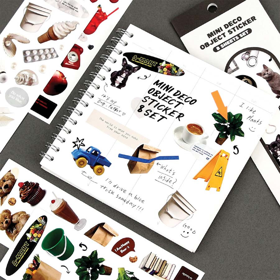 Small Object Removable Sticker Pack
