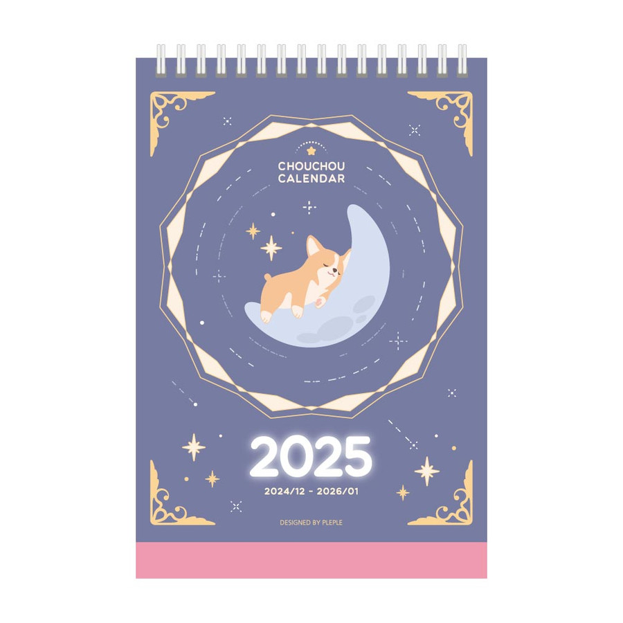 PLEPLE 2025 Chou Chou Desk Calendar