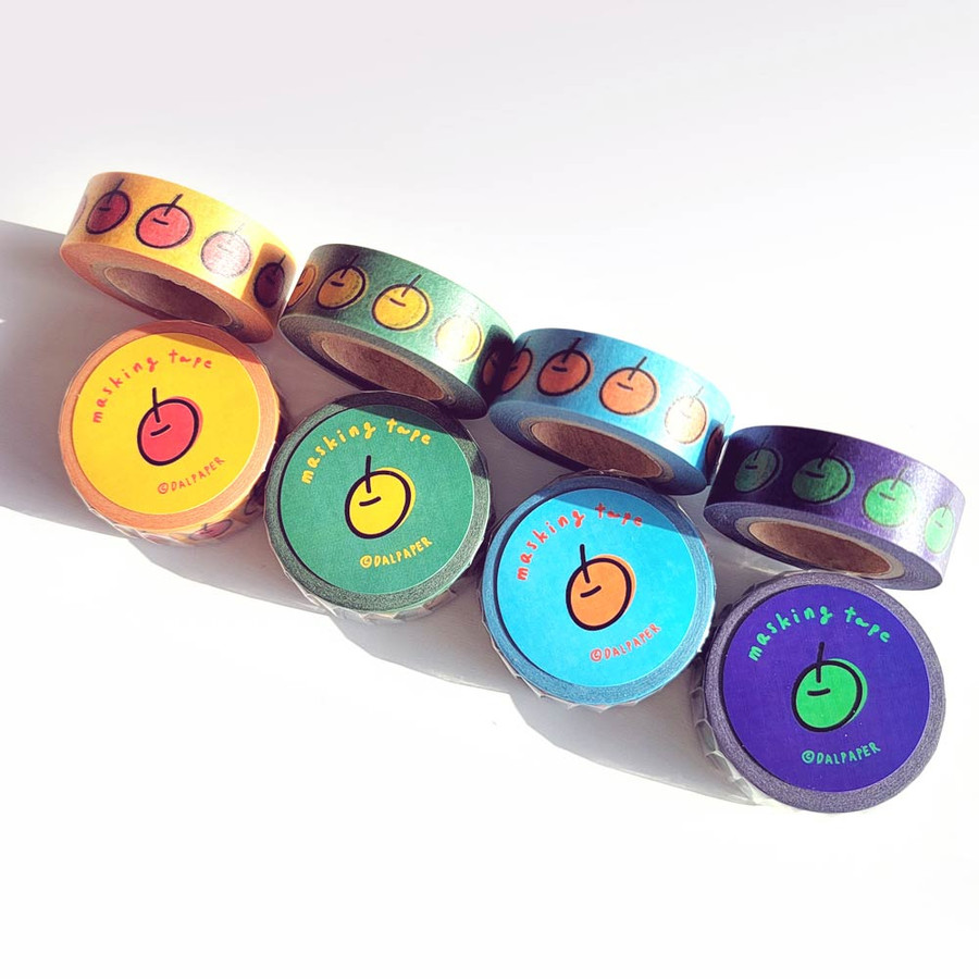 DALPAPER Color Cherry Paper Washi Tape