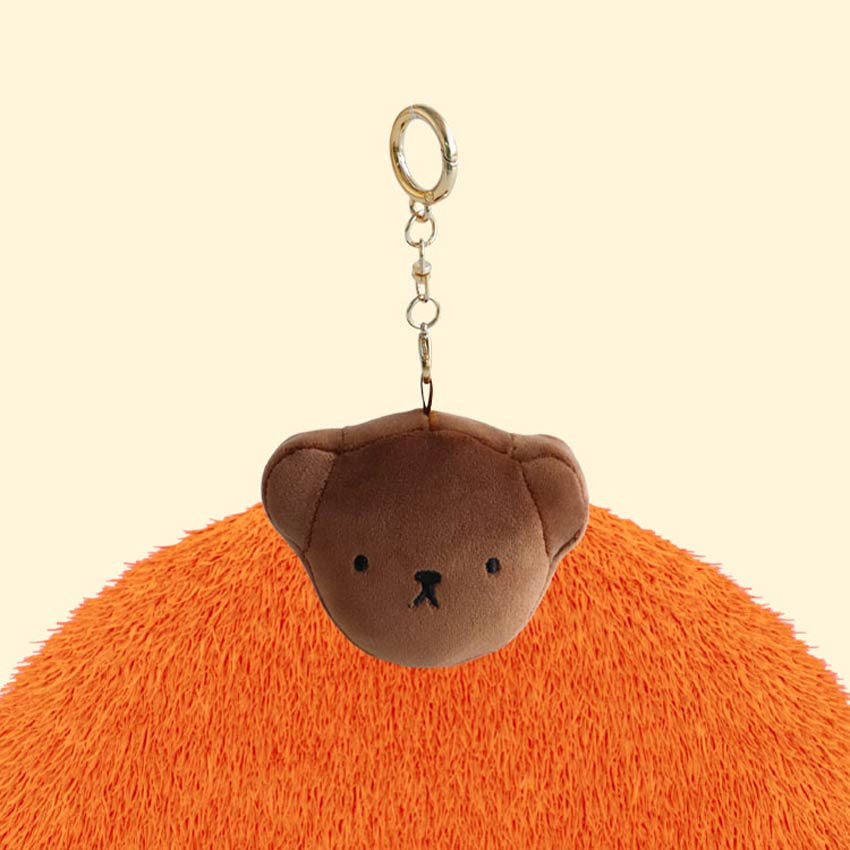 Miffy Boris Face O-Clip Keyring