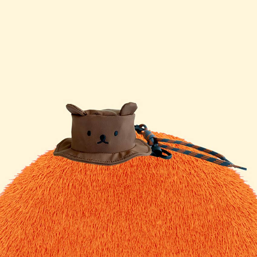 Miffy Boris Small Hat Zipper Pouch with Strap