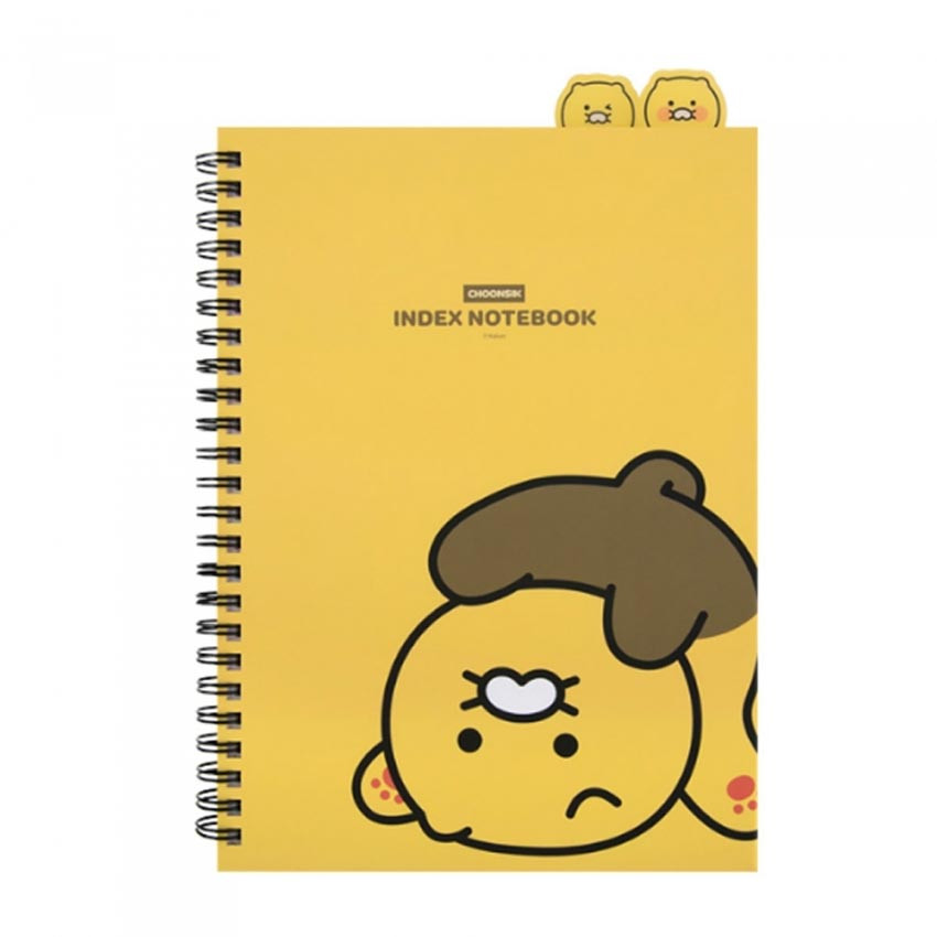Kakao Friends Choonsik A5 PP Index Lined Notebook