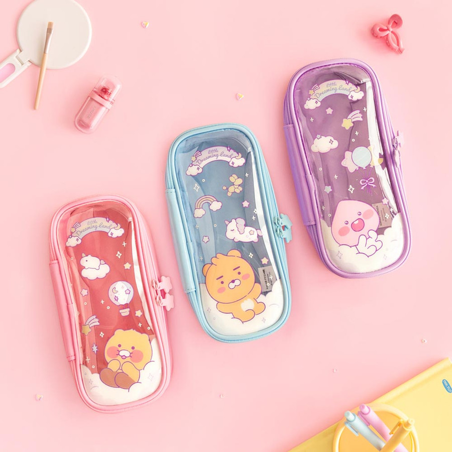 Kakao Friends Dreaming Clear Rectangular Pencil Case