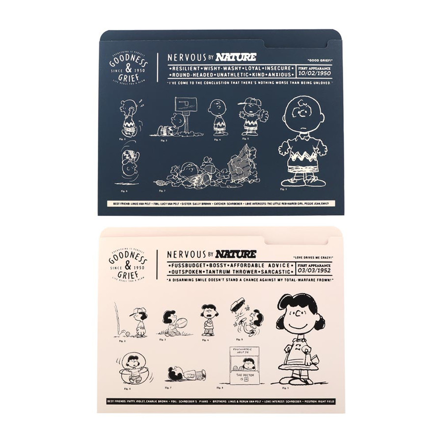PEANUTS Snoopy A4 Paper File Folder with cartoon character design for document organization