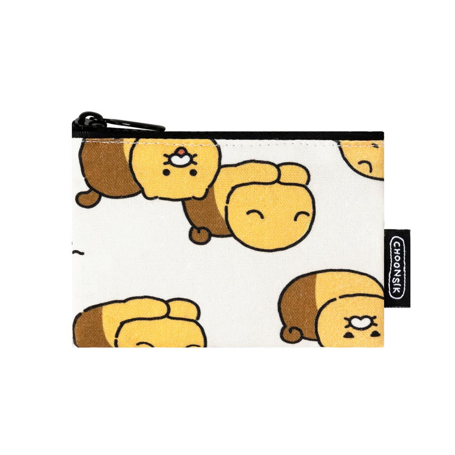 Kakao Friends Choonsik Pattern Small Cotton Flat Pouch