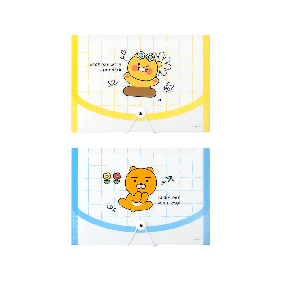 Kakao Friends Say Cheese Accordion File Folder