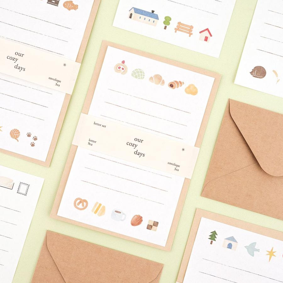 Dash And Dot Our Cozy Days Letter And Envelope Set